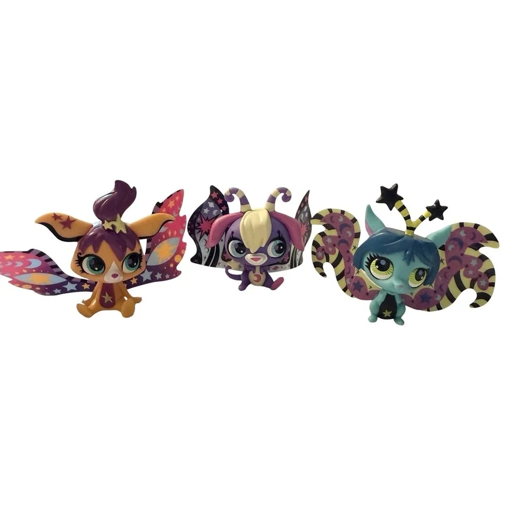 Littlest Pet Shop Moonlight Fairies #2825 #2826 #2827 Target Exclusive Lot
